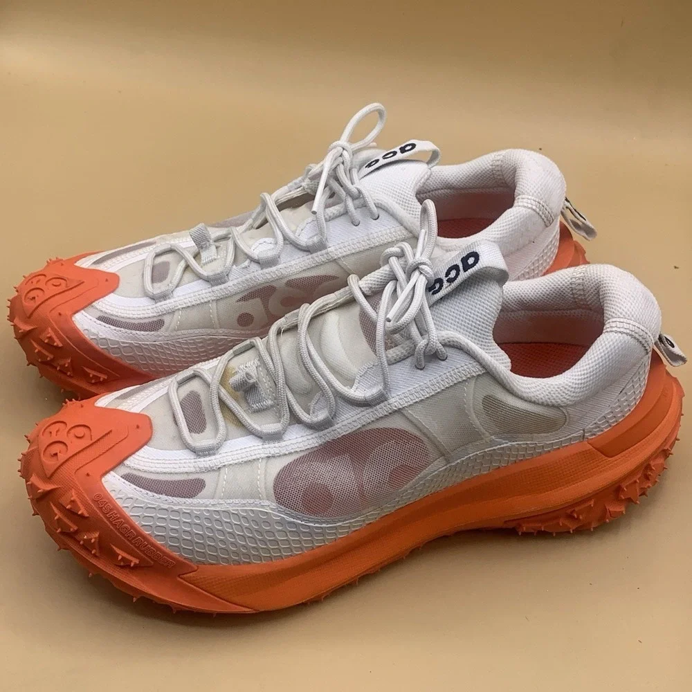 Nike ACG Mountain Fly 2 Low 'White Orange' DV7903-100 Sneakers Shoes Men's US 8